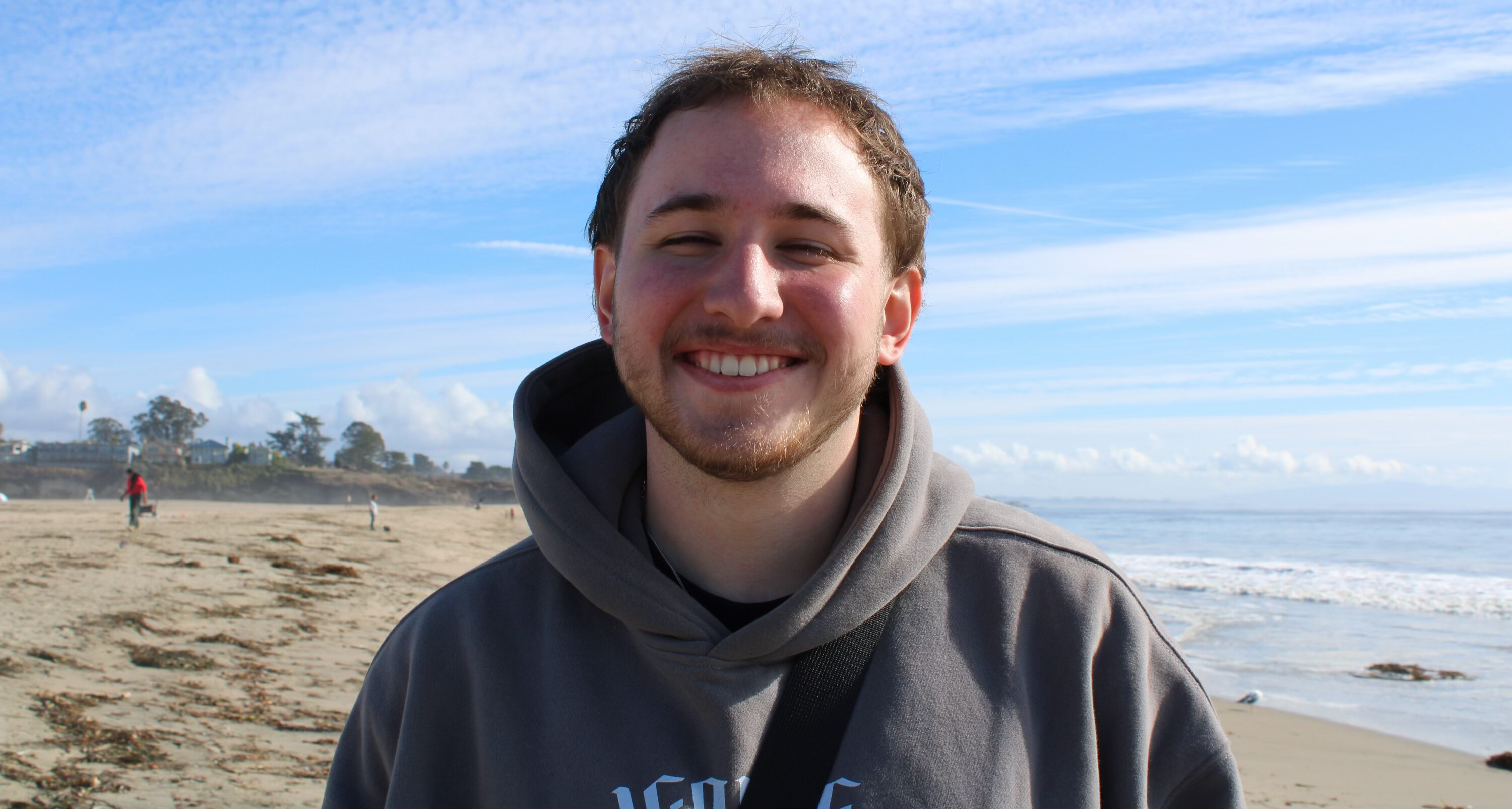 Nick Berkey at the beach